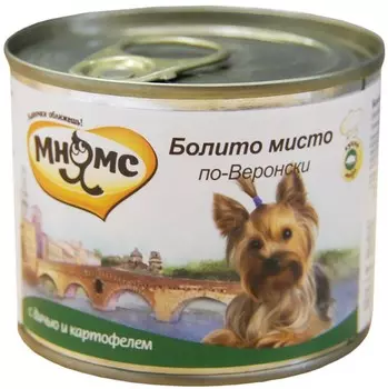 Мнямс "Болито мисто по-Веронски" консервы для собак (паштет) (Дичь и картофель, 200 г.)