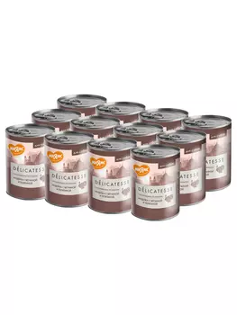 Мнямс "Сальтимбокка по-римски" консервы для собак всех пород (Индейка с ветчиной и телятиной, 400 г. упаковка 12 шт)