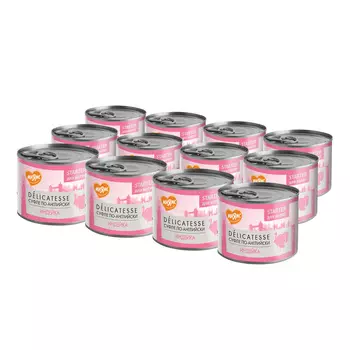 Мнямс Суфле по-английски консервы для котят до 4 месяцев (Индейка, 200 г. упаковка 12 шт)