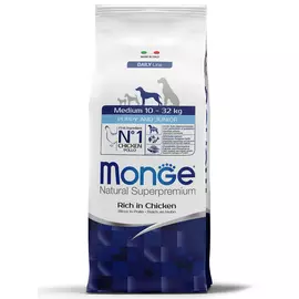 Monge Dog Medium Puppy корм для щенков средних пород (Курица, 3 кг.)