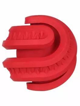 Mr.Kranch игрушка для собак головоломка дентальная с ароматом бекона (Красный)