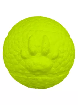 Mr.Kranch игрушка для собак мяч с лапкой (8 см., Желтый)