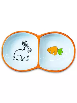 Mr.Kranch миска для грызунов двойная (2 х 50 мл.)