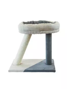 Не Один Дома когтеточка-лежанка для кошек Горка (31 х 45 х 45 см., Серый)