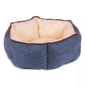 Не Один Дома лежанка для животных Зеваки (45 х 45 х 18 см., Синий)