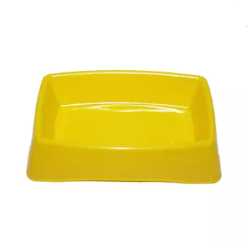 Nixie миска прямоугольная для животных (0,3 л., Желтая)