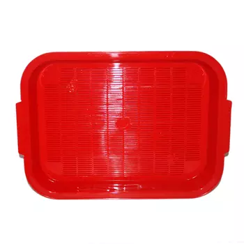 Nixie туалет для кошек с сеткой (40 х 28,5 х 6 см.Красный)