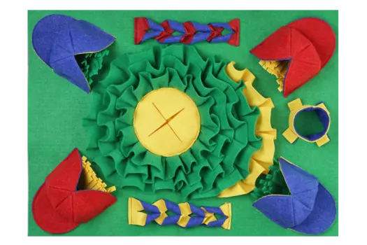 Нюхательный коврик "Бейсбольный матч" для собак (40 х 70 см.)