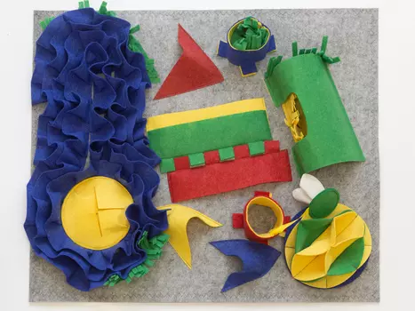 Нюхательный коврик "Лесное озеро" для собак (60 х 70 см.)