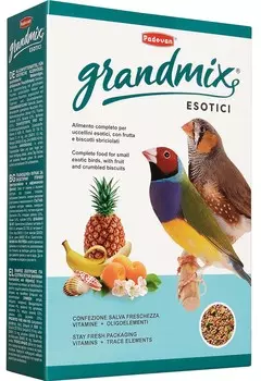 Padovan Grandmix Esotici корм для экзотических птиц (Злаковое ассорти, 400 гр.)