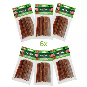 Pesta лакомство кишки говяжьи для собак (6 упаковки по 35 г.)