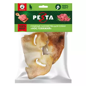 Pesta лакомство нос говяжий для собак (50 г.)