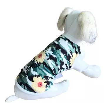 Pet Fashion Майка "Fashion Military" (Фисташковый, M, Унисекс)