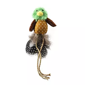 Pet-it игрушка для кошек мягкая птичка Фазанчик с мятой (9,5 x 24 см.)