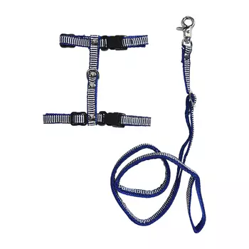 Pet-it комплект для кошек шлейка и поводок (Синий)