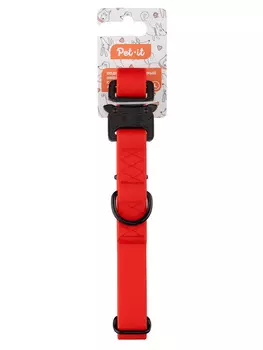 Pet-it водонепроницаемый ошейник для собак (L, Красный)