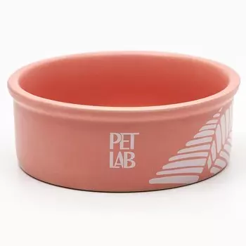 Pet Lab керамическая миска (0,2 л., Розовая)
