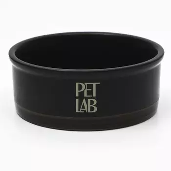 Pet Lab керамическая миска (0,3 л., Черная)