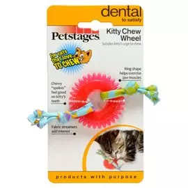 Petstages игрушка Dental "ОРКА колесико" для кошек