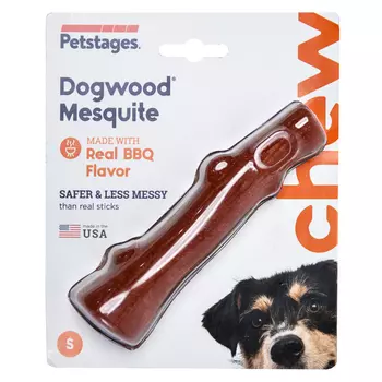 Petstages игрушка Mesquite Dogwood с ароматом барбекю для собак (14 см.)