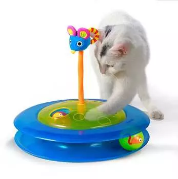 Petstages игрушка "Трек с двумя мячиками" для кошек