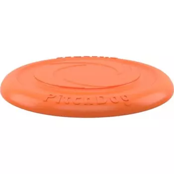 PitchDog игрушка "Летающий диск" для собак (d 24 см) (24 см., Оранжевый)