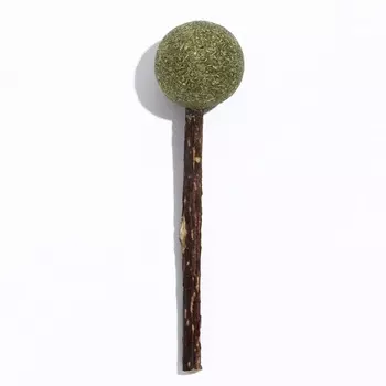 Пижон игрушка для кошек из кошачьей мяты Леденец на палочке из мататаби (13 см.)