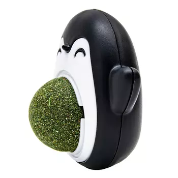 Пижон игрушка для кошек с кошачьей мятой Пингвин (6 см., Черный)