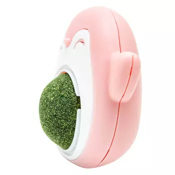 Пижон игрушка для кошек с кошачьей мятой Пингвин (6 см., Розово-бежевый)