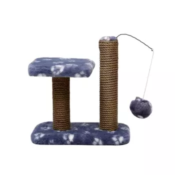 Пижон когтеточка для котят двойная (30 х 20 х 34 см., Серый)