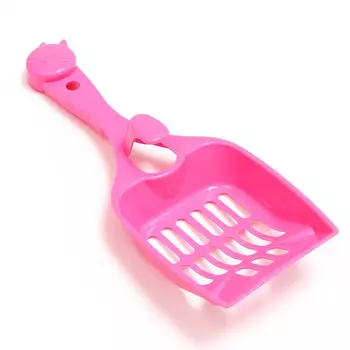 Пижон совок для туалета с креплением к лотку Удача (24 х 9,5 см., Розовый)