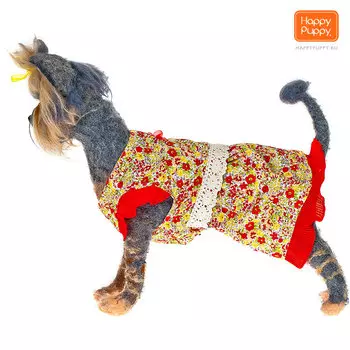Платье Happy Puppy "Кармен" для собак (XL, Девочка)