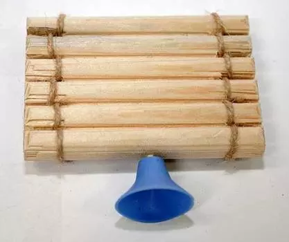 Плотик для черепах из дерева с присоской (Малый)