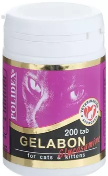 Polidex Витамины Gelabon для кошек (200 таб.)