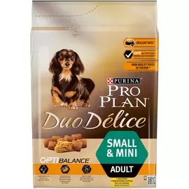 Pro Plan Duo Delice Small &amp; Mini для взрослых собак мелких и карликовых пород (Курица, 2,5 кг.)