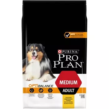 Pro Plan Medium Adult для взрослых собак средних пород (Курица, 7 кг.)