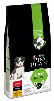 Pro Plan Medium Puppy корм для щенков средних пород (Курица, 12 кг.)