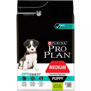 Pro Plan Medium Puppy Sensitive Digestion для щенков средних пород (развес) (Ягненок, Развес)