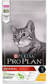 Pro Plan Original Adult корм для взрослых кошек (Лосось, 400 гр.)