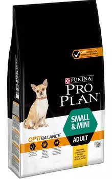 Pro Plan Small & Mini Adult корм для взрослых собак мелких и карликовых пород (Курица, 7 кг.)