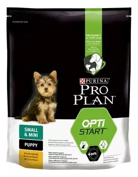 Pro Plan Small & Mini Puppy корм для щенков мелких и карликовых пород (Курица, 700 г.)
