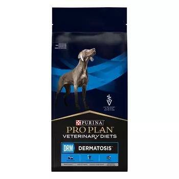 Pro Plan Veterinary Diets DRM Dermatosis корм для собак при дерматозах (Диетический, 12 кг.)