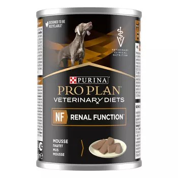 Pro Plan Veterinary Diets NF Renal Function консервы для собак при патологии почек (паштет) (Диетический, 400 гр.)