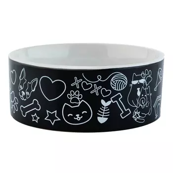 Пушистое счастье миска керамическая ХОХО (0,3 л.)