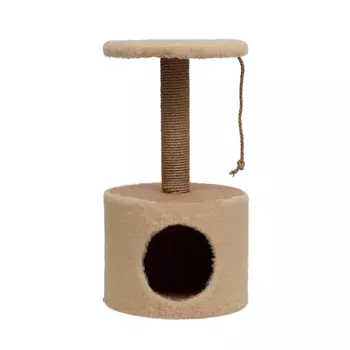 Пушок домик "Кружа" (35 х 35 х 64 см., Бежевый)