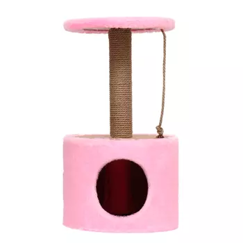 Пушок домик "Кружа" (35 х 35 х 64 см., Розовый)