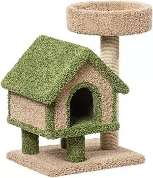 Пушок домик "Избушка с лежанкой" (57 х 43 х 78 см.)