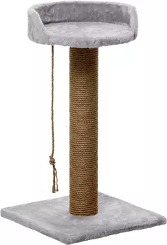 Пушок когтеточка "Тэди" (мех) (40 х 40 х 70 см., Серый)