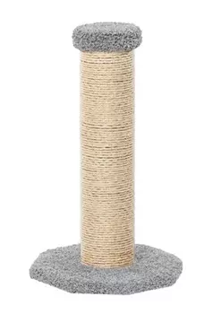 Пушок когтеточка "Столбик мощный" (47 х 47 х 78 см., Серый)
