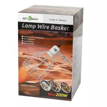 ReptiZoo светильник на зажиме, металлическая сетка (200Вт)